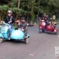Kegiatan touring Ikatan Vespa Sukabumi. l Eka Saputra