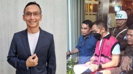 Direktur Utama (Dirut) PT Basis Utama Prima (BUP), Muhammad Yusrizki ditetapkan sebagai tersangka kasus dugaan korupsi pengadaan tower BTS Kominfo, Kamis (15/6/2023). l Istimewa