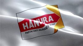 Bendera Partai Hanura. l Istimewa