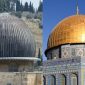 Kubah Masjid Al Aqsha (kiri) dan Dome of The Rock (kanan). l Istimewa