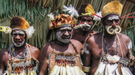 Penduduk Suku Asmat di Papua. l Istimewa