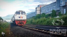KA Pangrango relasi Sukabumi-Bogor. l sukabumiheadline.com