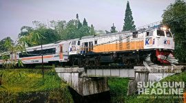 KA Pangrango relasi Sukabumi-Bogor. l sukabumiheadline.com