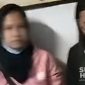 Dua wanita terduga pelaku penipuan calon naker di PT Youngjin, Cicurug, Kabupaten Sukabumi. l Istimewa