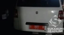 Ambulans digunakan YA dan HE untuk berselingkuh di Cisolok, Kabupaten Sukabumi. l Istimewa