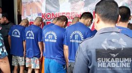 14 warga Kabupaten Sukabumi tersangka penyalahgunaan narkoba. l Istimewa