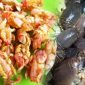 Yuyutuk mentah dan setelah dimasak. l Istimewa