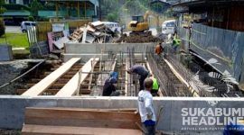 Jembatan Cicuwol penghubung Cicurug - Cidahu. l Beni Sumantri