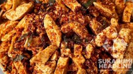 Basreng Bojot di Orange Kuliner Q-TA Sukamantri, Cisaat. l Istimewa