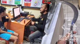 MR bawa celurit diamuk massa di Sukaraja, Kabupaten Sukabumi. l Istimewa