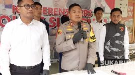 Polisi mengamankan seorang pelajar membawa sajam di Parungkuda, Sukabumi. l Istimewa