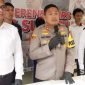 Polisi mengamankan seorang pelajar membawa sajam di Parungkuda, Sukabumi. l Istimewa