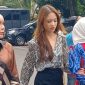 Mellisa Anggraeni saat melapor ke Polda Metro Jaya. l Istimewa