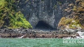Goa Jomblo di Pulau Kunti, Sukabumi. l Istimewa