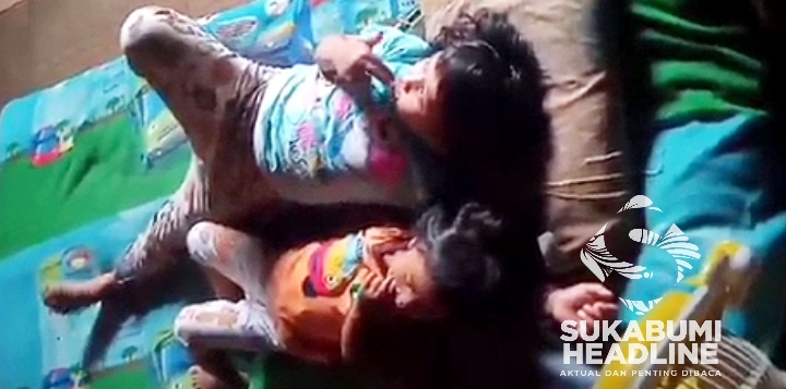 Kedua anak dalam video saat dimarahi ER. l Istimewa