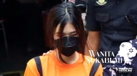 S saat digelandang ke Mapolres Sukabumi Kota. l Istimewa