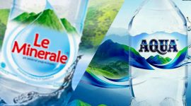 Le Minerale dan Aqua. l Istimewa
