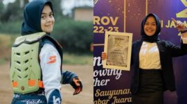 Sakila Putri menerima IMI Award Jabar. l Istimewa