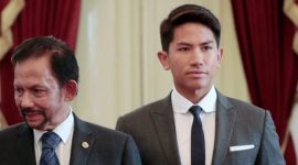 Pangeran Abdul Mateen dan Sultan Hassanal Bolkiah. l Istimewa
