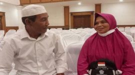 Pasangan suami istri Mukhtar (72) dan Juarsih. l Istimewa
