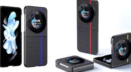 Handphone Tecno Phantom V Flip 5G. l Istimewa