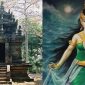 Candi peninggalan Kerajaan Galuh dan ilustrasi Nyi Roro Kidul. l Istimewa
