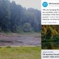 Situ Gunung mengering dan berita dari laman UNEP. l Istimewa