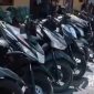 Barang bukti sepeda motor curian dipajang di Mapolsek Jampang Kulon. l Istimewa