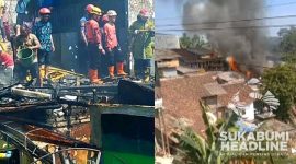 Kebakaran di Sekarwangi, Cibadak. l Istimewa