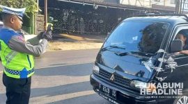 Operasi Zebra Lodaya 2023 di Kota Sukabumi menjaring ratusan pelanggar. l Istimewa