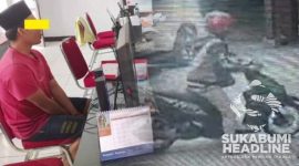 Endang Risman, terduga pelaku pencurian uang milik wanita tukang pijat. l Istimewa