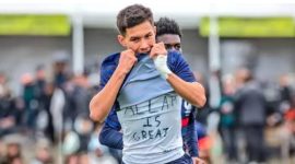 Enzo Sternal dicoret dari Timnas Prancis gegara selebrasi 'Allah is Great'. l Istimewa
