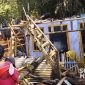 Rumah dan gudang terbakar di Parungkuda Sukabumi. I Istimewa