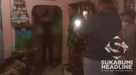 Jasad Eman Suherman ditemukan tergantung di rumahnya. l Istimewa