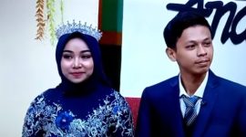 Siti Fatimah dan Andri saat curhat di Trans7. l Istimewa