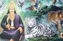 Ilustrasi Prabu Siliwangi dan Maung Bodas. l Istimewa