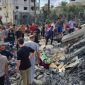 Kondisi Gaza setelah dibombardir oleh Israel. l The Nation