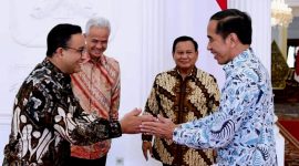 Anies Baswedan, Ganjar Pranowo dan Prabowo Subianto diundang Presiden Joko Widodo ke Istana Negara. l Anies Baswedan
