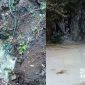Sungai di Cikembar, Kabupaten Sukabumi tercemar limbah tambang batu hijau. l Istimewa