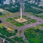 Lautan massa peserta aksi Bela Palestina di Monas, Jakarta, Ahad (5/11/2023). l Istimewa