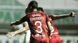 Eriyanto tampil bersama PSPS Pekanbaru saat menjamu Persiraja Banda Aceh. l Istimewa