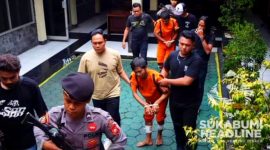 Dua terduga pelaku pembunuhan sopir taksi online di Cireunghas, Kabupaten Sukabumi. l Istimewa