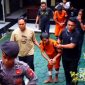 Dua terduga pelaku pembunuhan sopir taksi online di Cireunghas, Kabupaten Sukabumi. l Istimewa