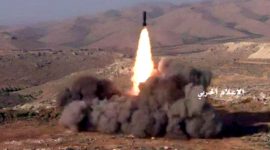 Rudal Hizbullah membombardir wilayah Israel. l Istimewa