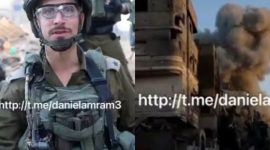 Seorang tentara Israel meledakkan rumah di Gaza saat ultah anaknya. l Istimewa