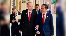 Presiden Jokowi dan Presiden Turki Recep Tayyip Erdogan di sela-sela KTT OKI. l Istimewa