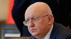 Duta Besar Rusia untuk PBB Vasily Nebenzya. l Istimewa