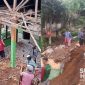 Bangunan MD Nurul Ahkam di Cikakak, Sukabumi, ambruk tertimpa longsor. l Istimewa