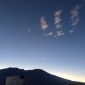 Penampakan awan berlafadz Allah di Bukit Tinggi. l Istimewa