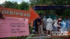 Proses ekshumasi mayat Uwoh Abdullah di Parakansalak. l Istimewa